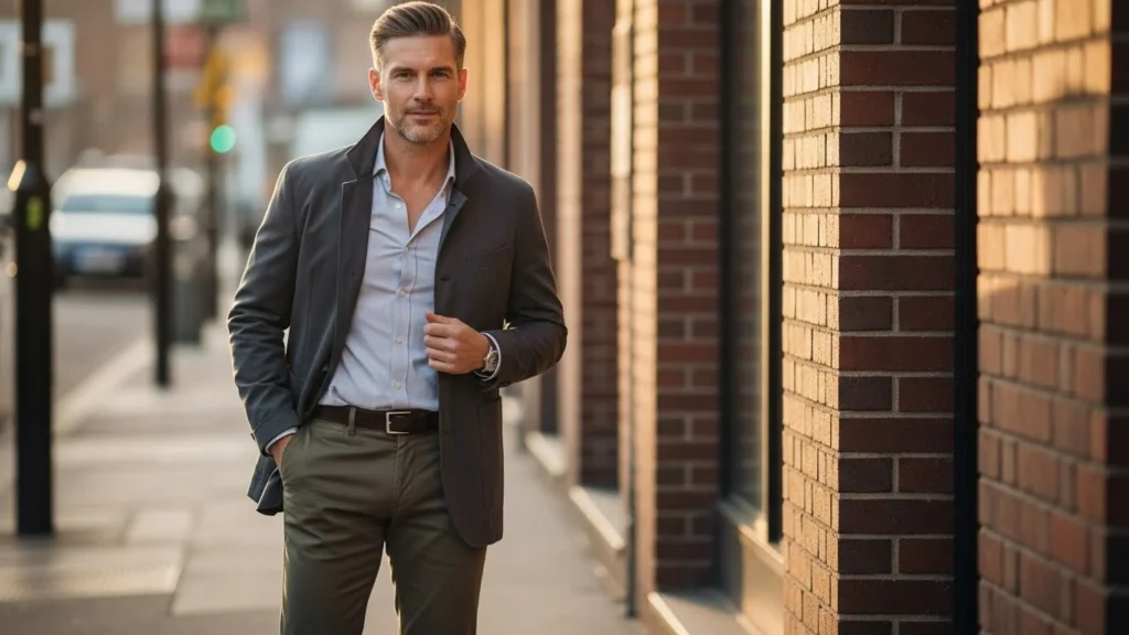 You can experience contemporary fashion trends in men's 30s fashion